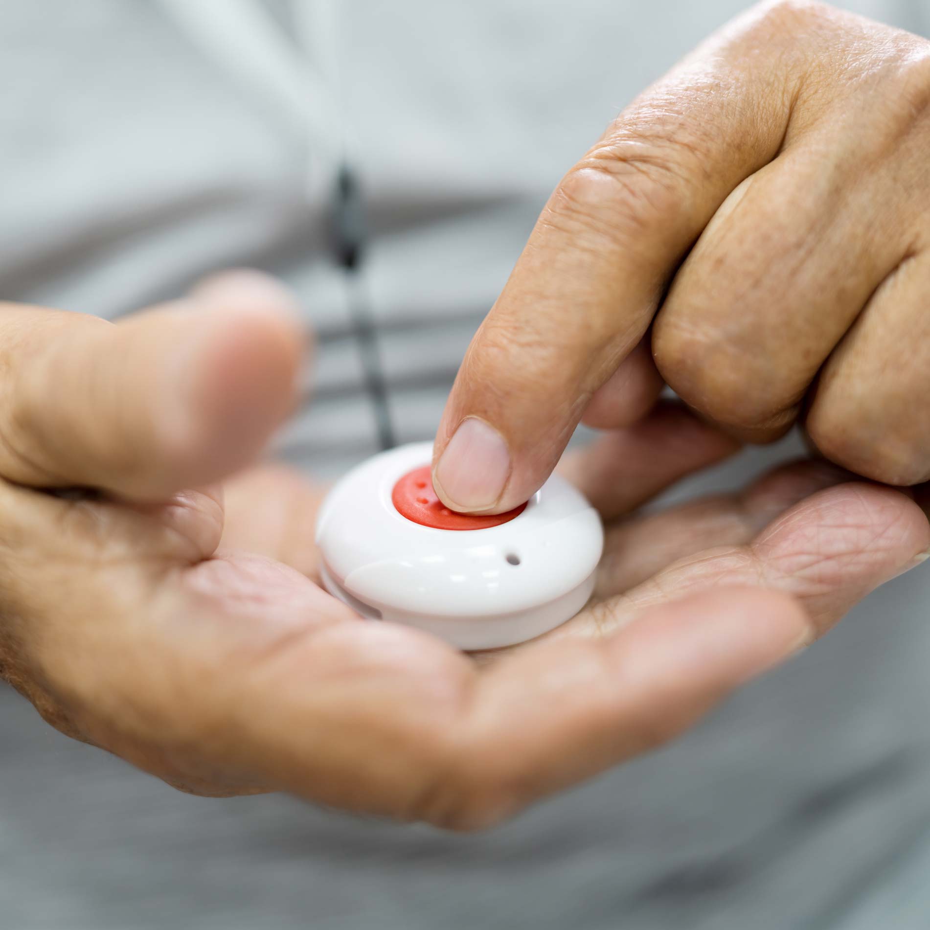 An emergency call button available to StoneRidge residents
